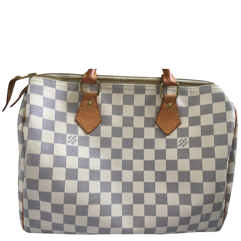 

Louis Vuitton Damier Azur Canvas Speedy 30 Bag, Multicolor