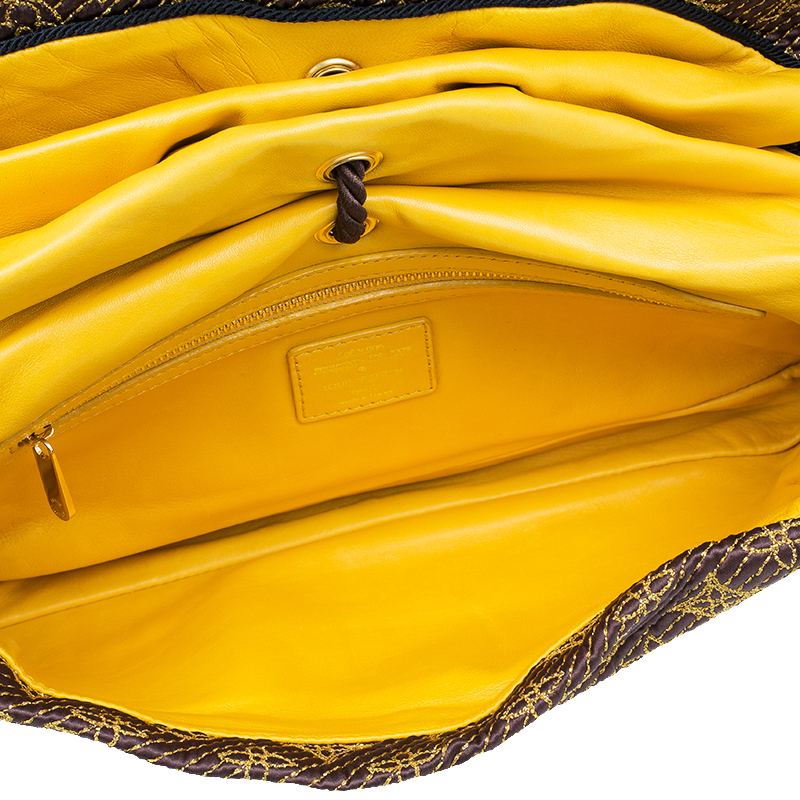 Louis Vuitton Gold Monogram Metisse African Queen Clutch Bag . Very, Lot  #58267