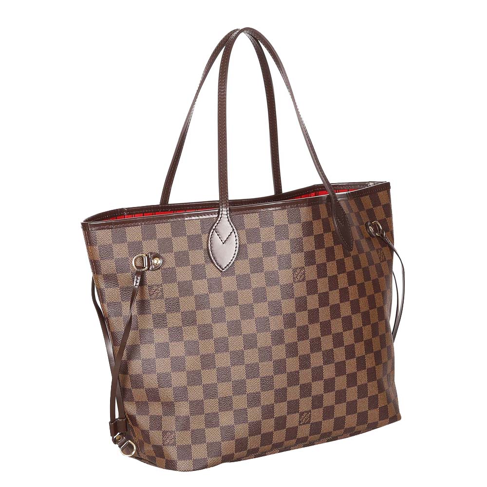 

Louis Vuitton Damier Ebene Canvas Neverfull MM Bag, Brown