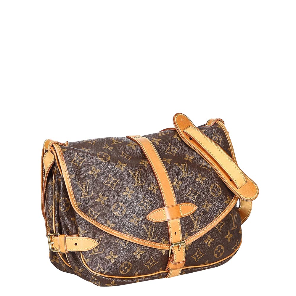 

Louis Vuitton Monogram Canvas Saumur 30 Bag, Brown