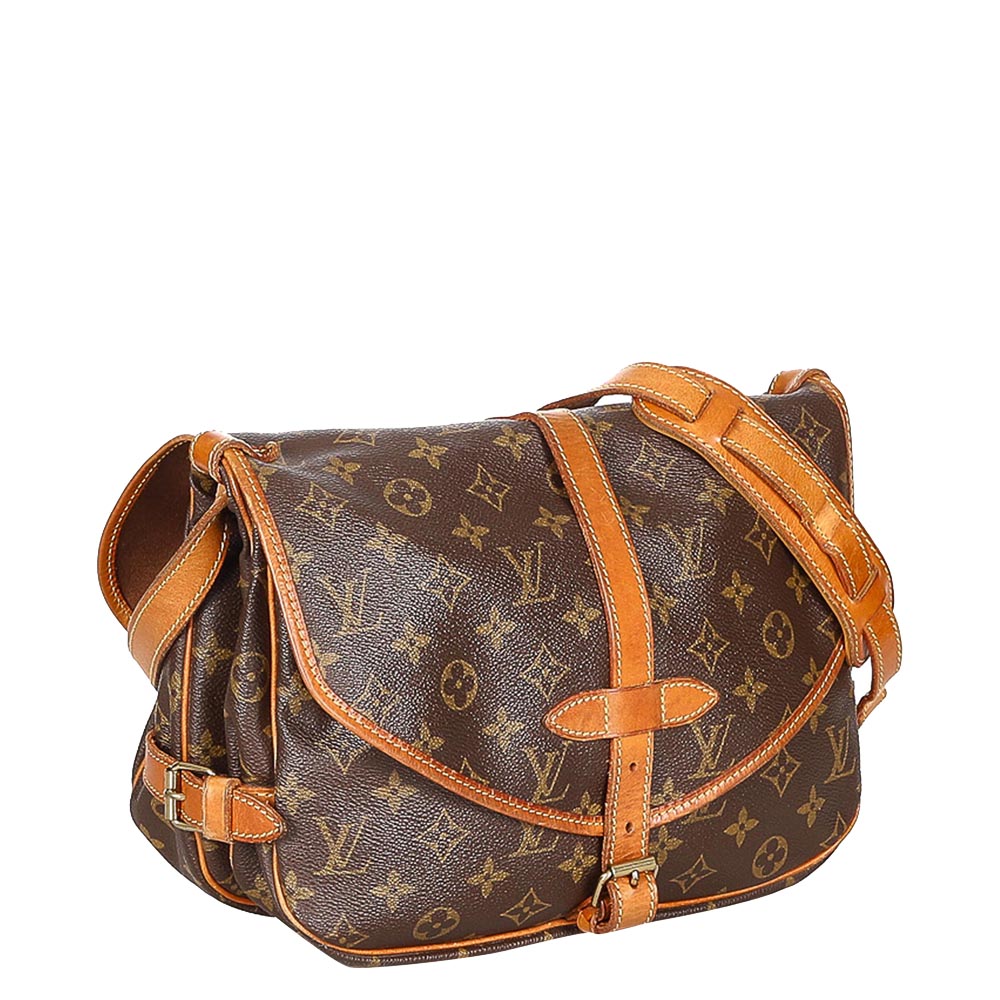 

Louis Vuitton Monogram Canvas Saumur 30 Bag, Brown