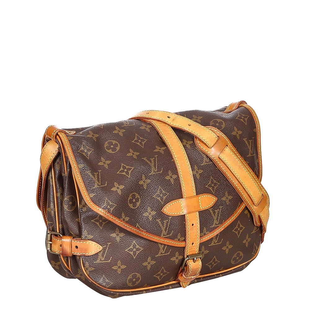 

Louis Vuitton Monogram Canvas Saumur 30 Bag, Brown