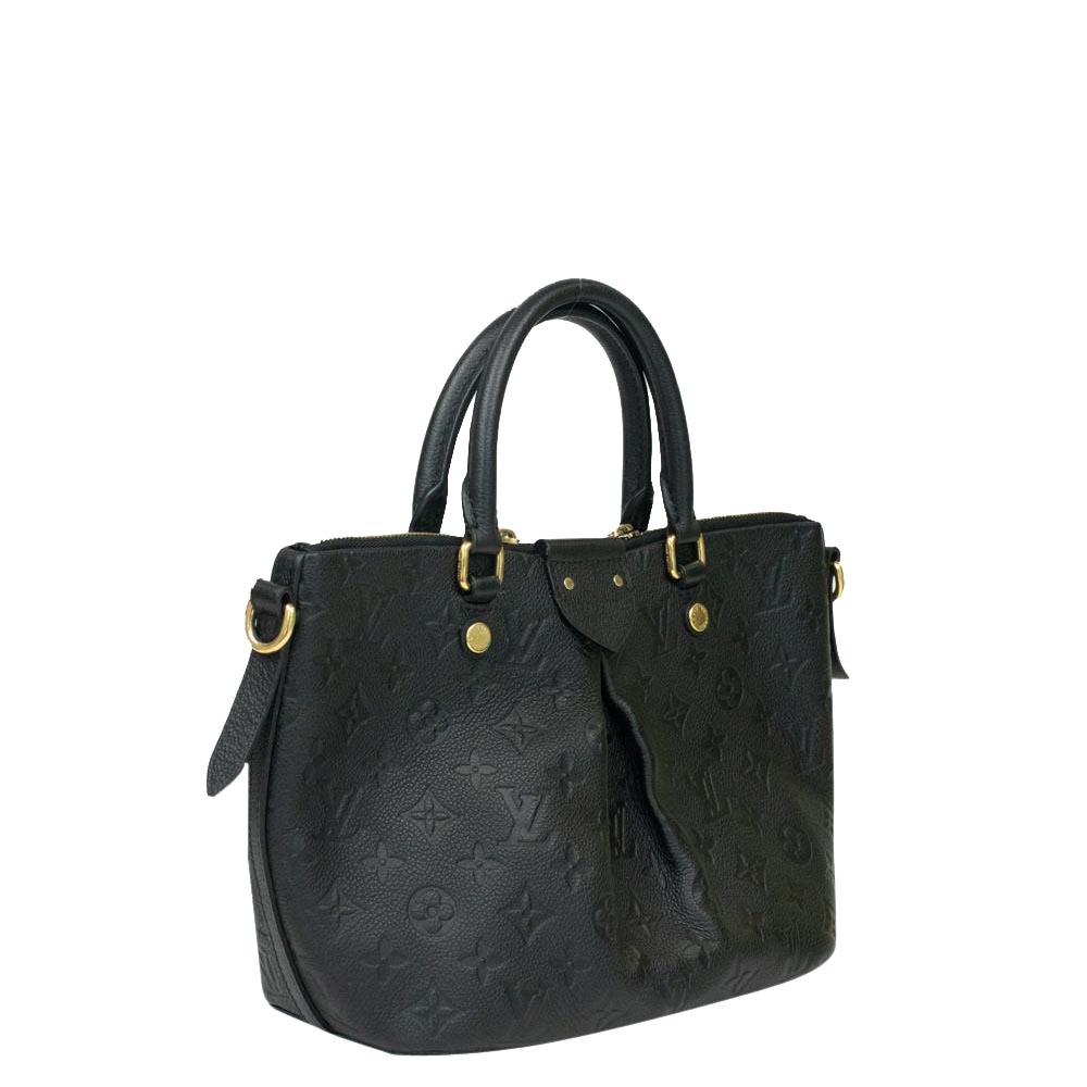 

Louis Vuitton Black Empreinte Leather Mazarine Bag