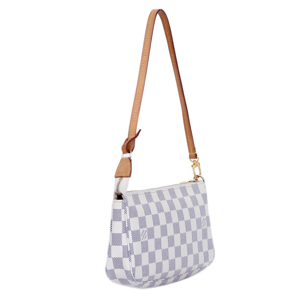 

Louis Vuitton Damier Azur Canvas Pochette Accessoires Bag, Blue
