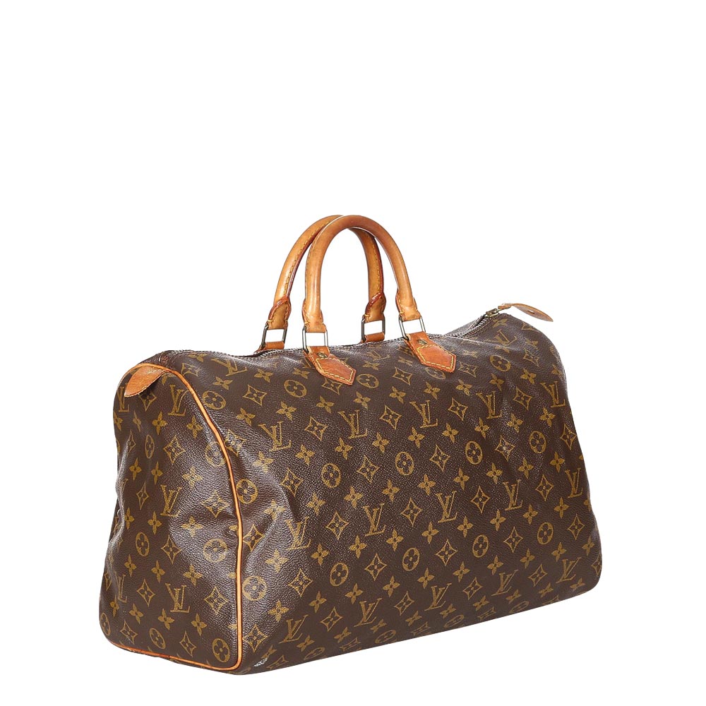 

Louis Vuitton Monogram Canvas Speedy 40 Bag, Brown