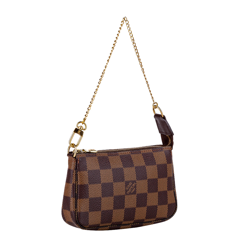 

Louis Vuitton Damier Ebene Canvas Pochette Accessoires Bag, Brown