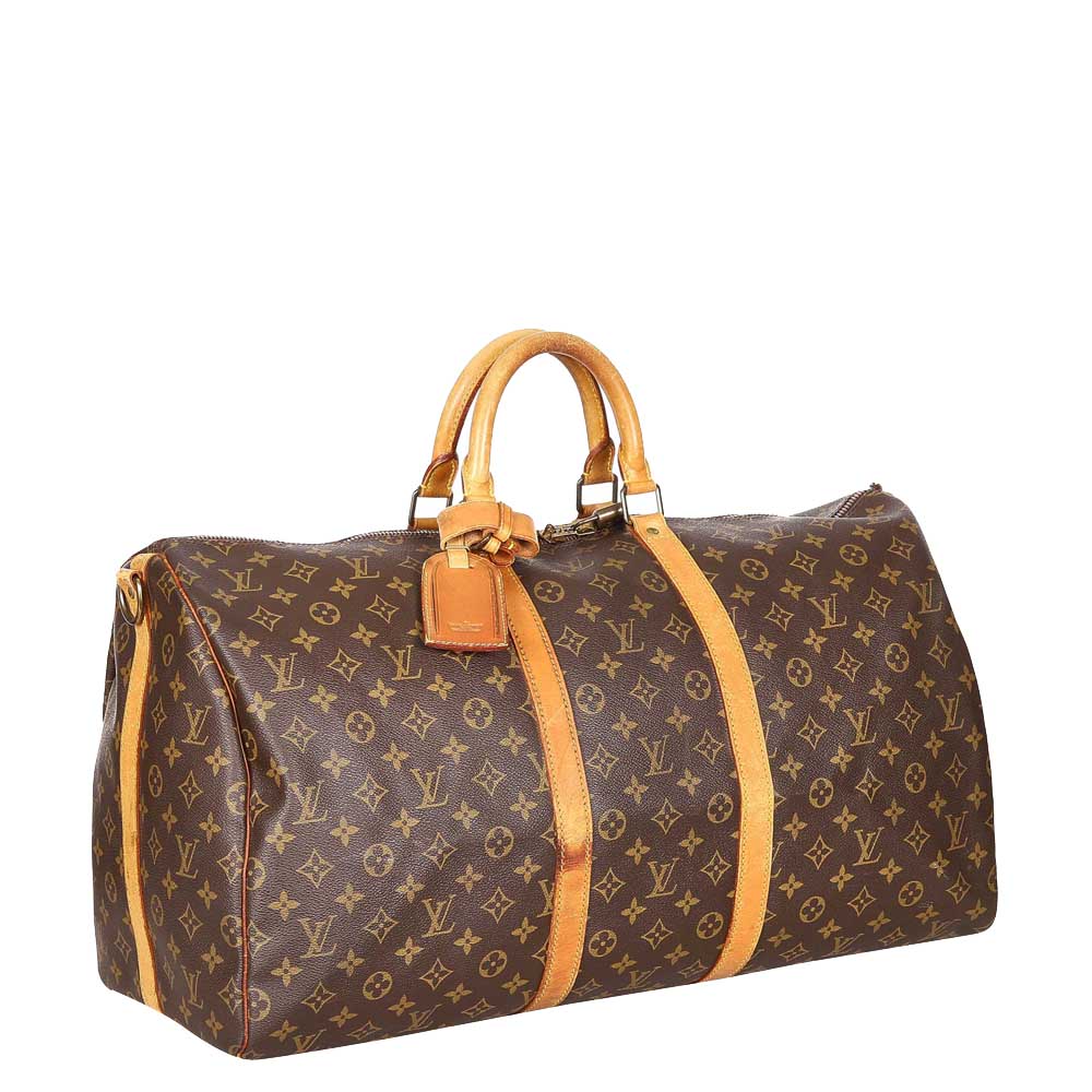 

Louis Vuitton Monogram Canvas Keepall 55 Bag, Brown