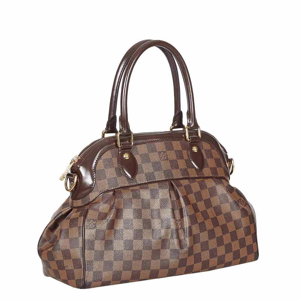 

Louis Vuitton Damier Ebene Canvas Trevi PM Satchel Bag, Brown