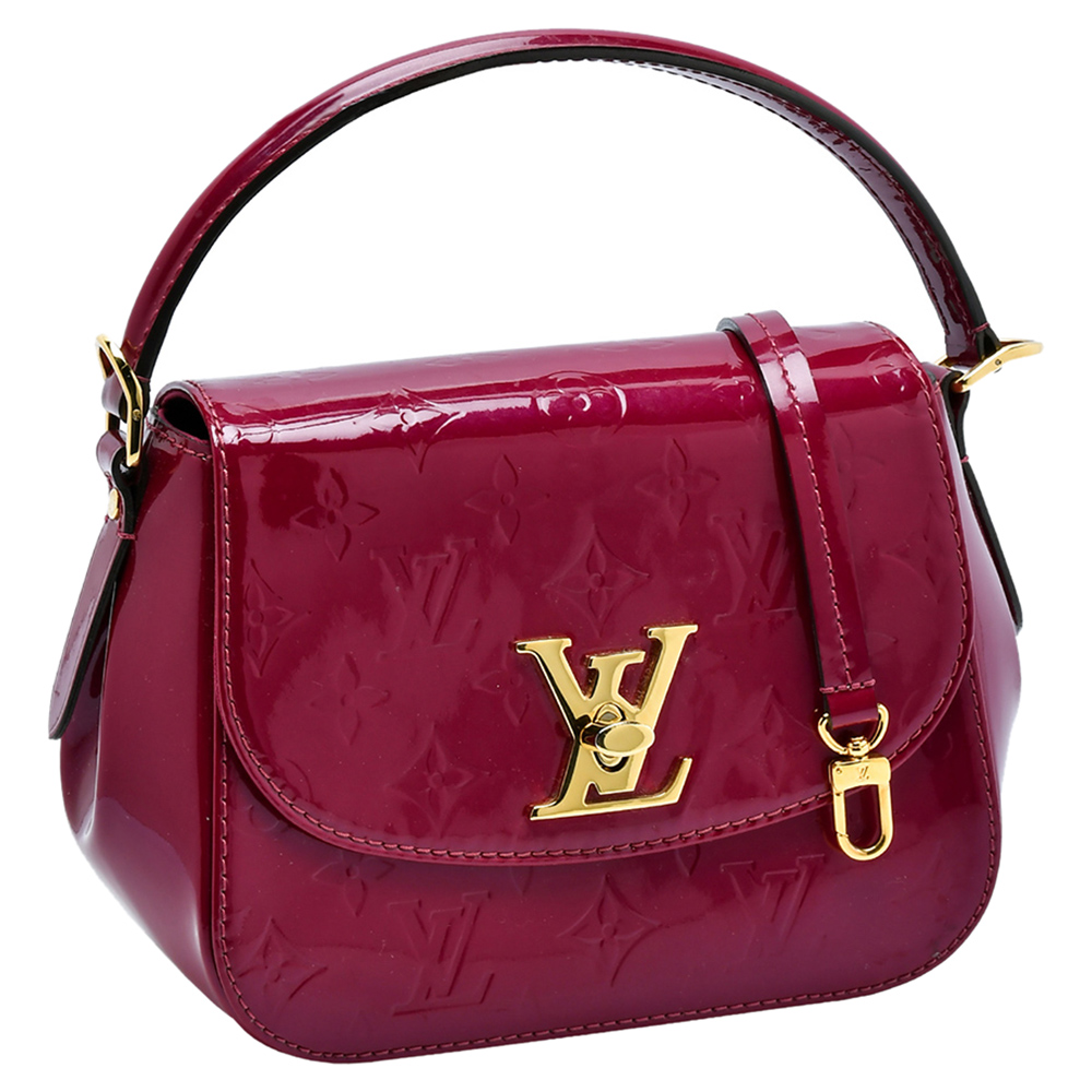 

Louis Vuitton Amarante Monogram Vernis Pasadena Bag, Burgundy