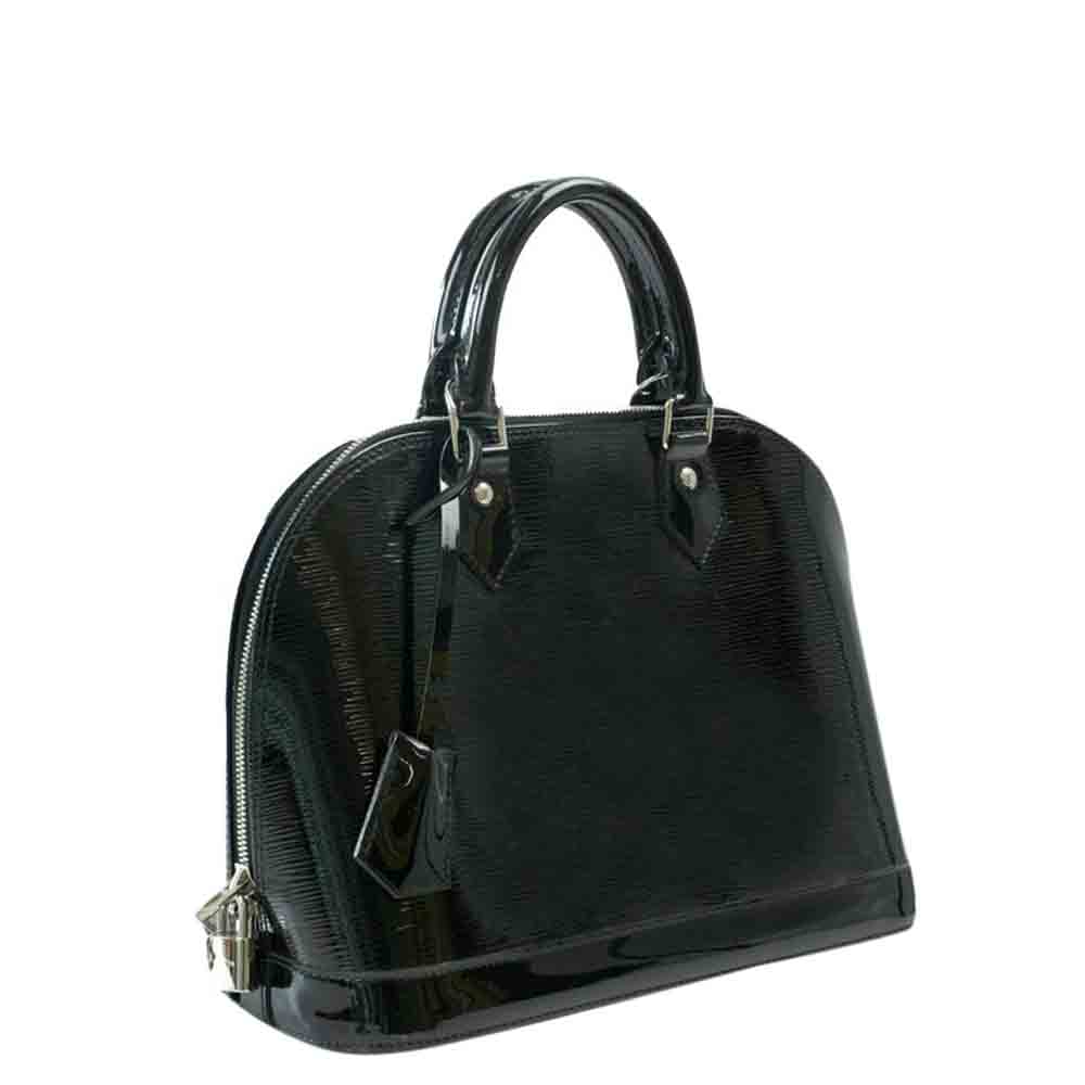 

Louis Vuitton Black Epi Leather Alma Bag