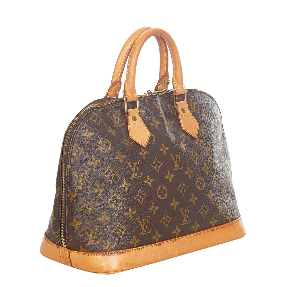 

Louis Vuitton Monogram Canvas Alma PM Bag, Brown