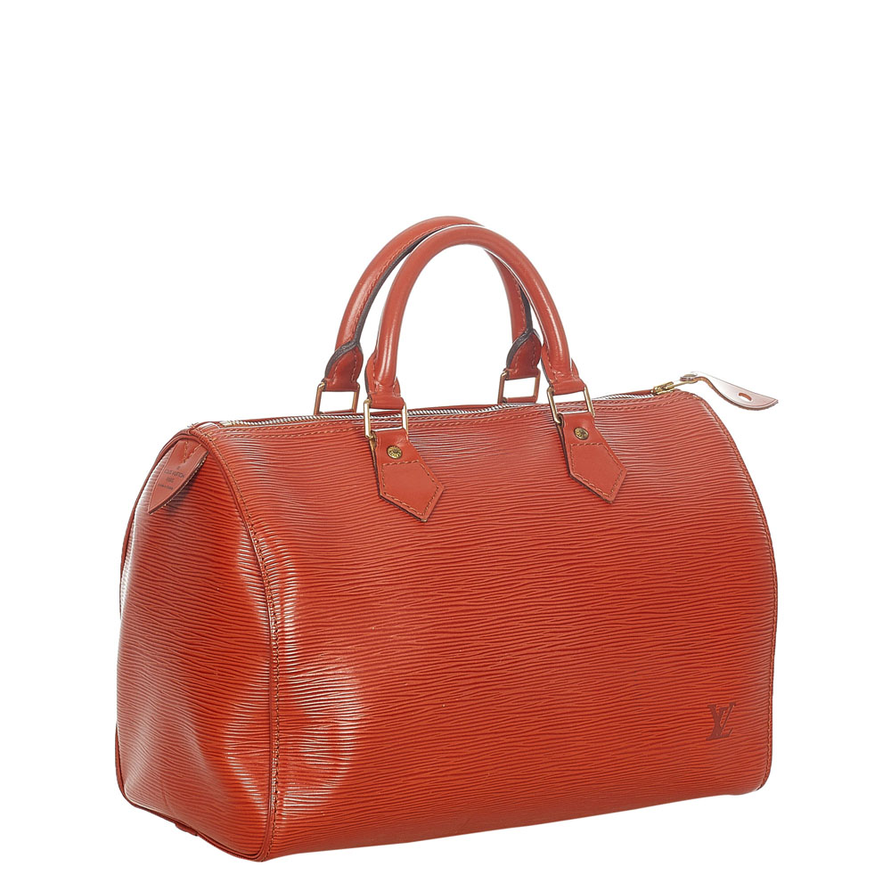 

Louis Vuitton Brown Epi Leather Speedy 30 Bag