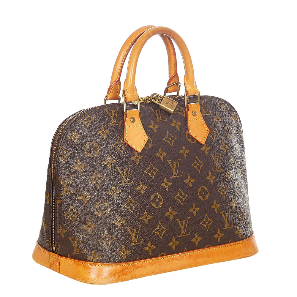 

Louis Vuitton Monogram Canvas Alma PM Bag, Brown