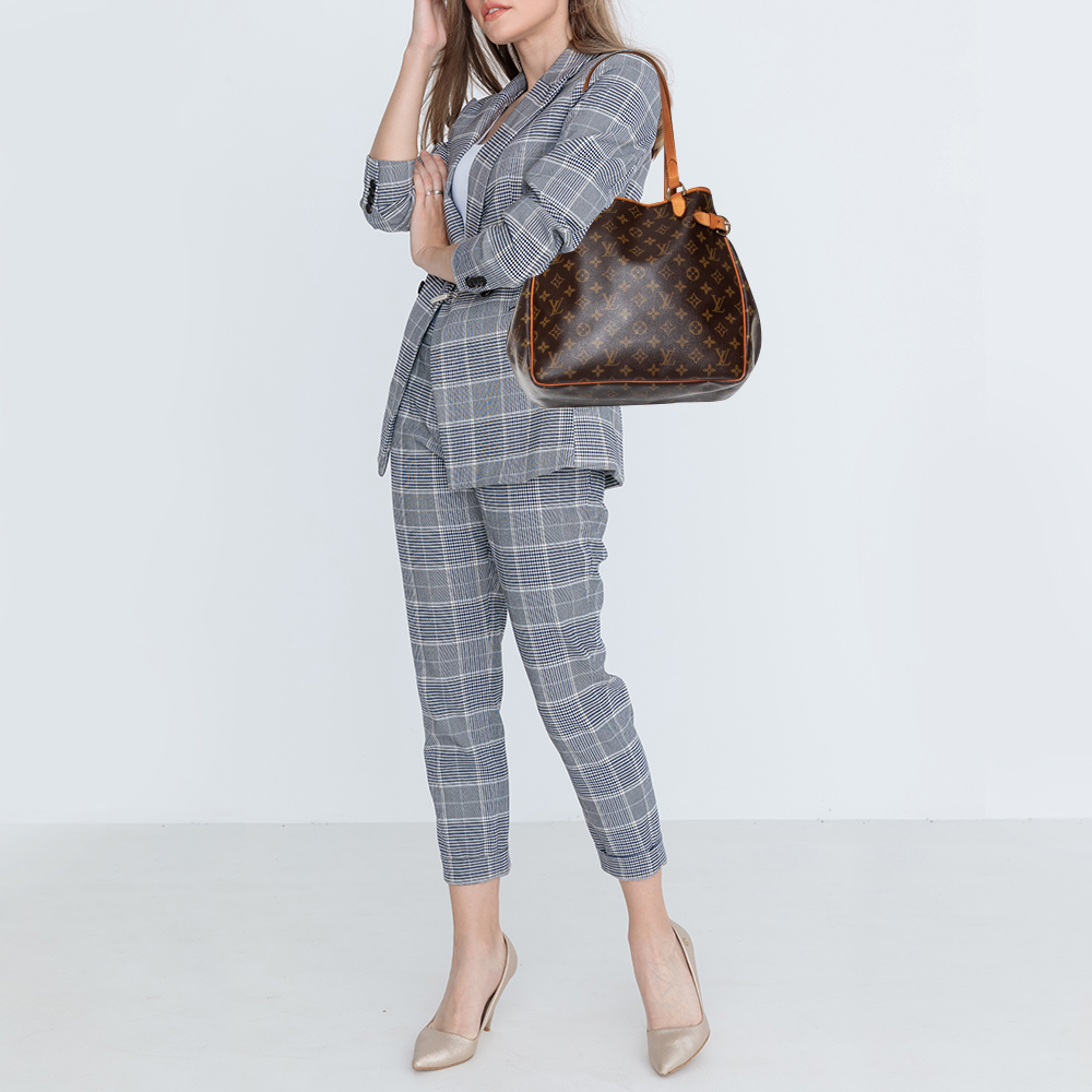 

Louis Vuitton Monogram Canvas Batignolles Vertical Bag, Brown