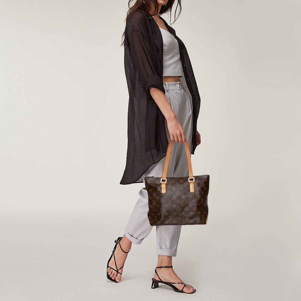 

Louis Vuitton Monogram Canvas and Leather Cabas Piano Bag, Brown