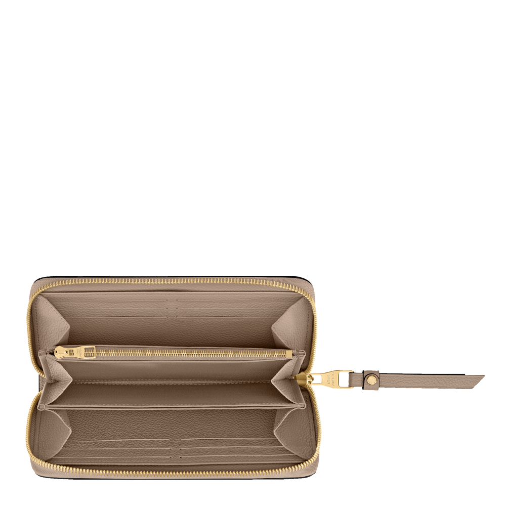 

Louis Vuitton Monogram Empreinte Zippy Wallet Tourterelle, Pink