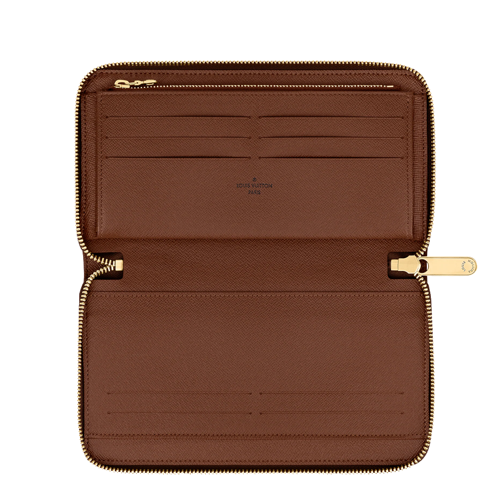 

Louis Vuitton Monogram Canvas Zippy Organizer, Brown