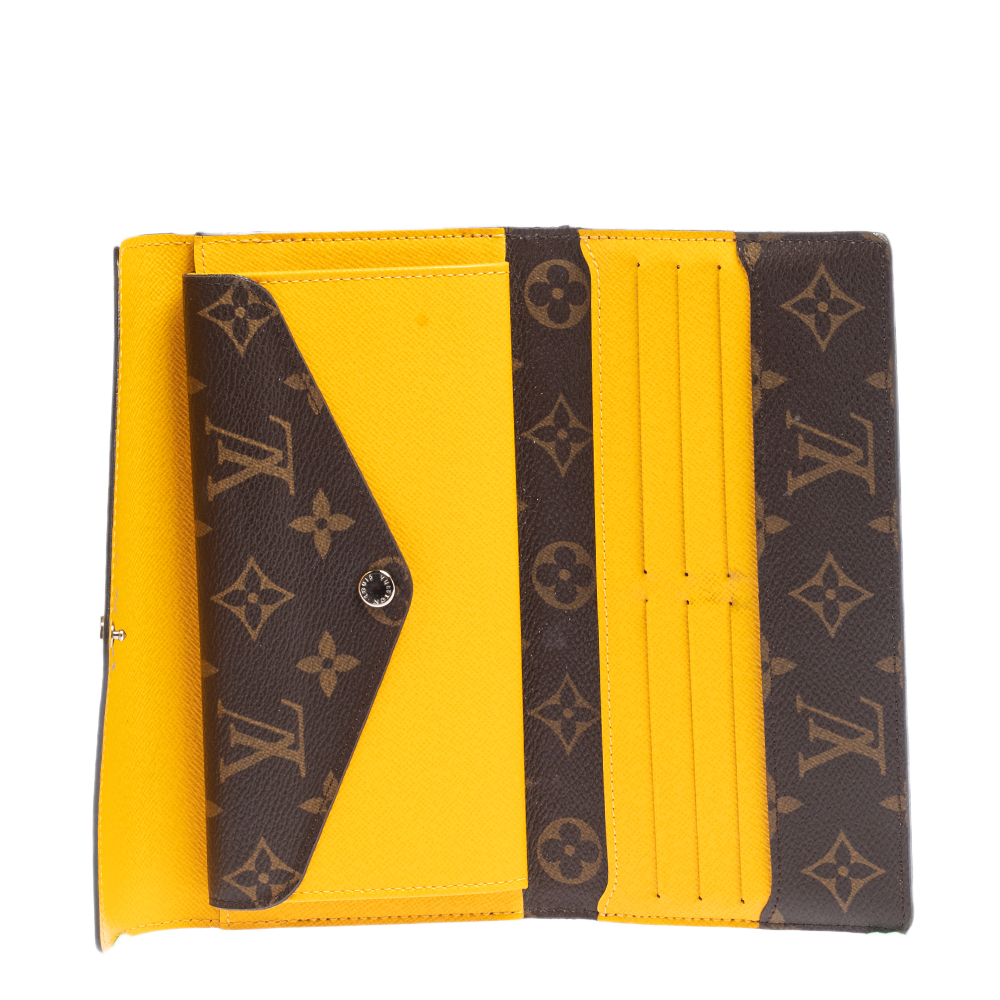 

Louis Vuitton Monogram Canvas and Epi Leather Marie-Lou Wallet, Brown