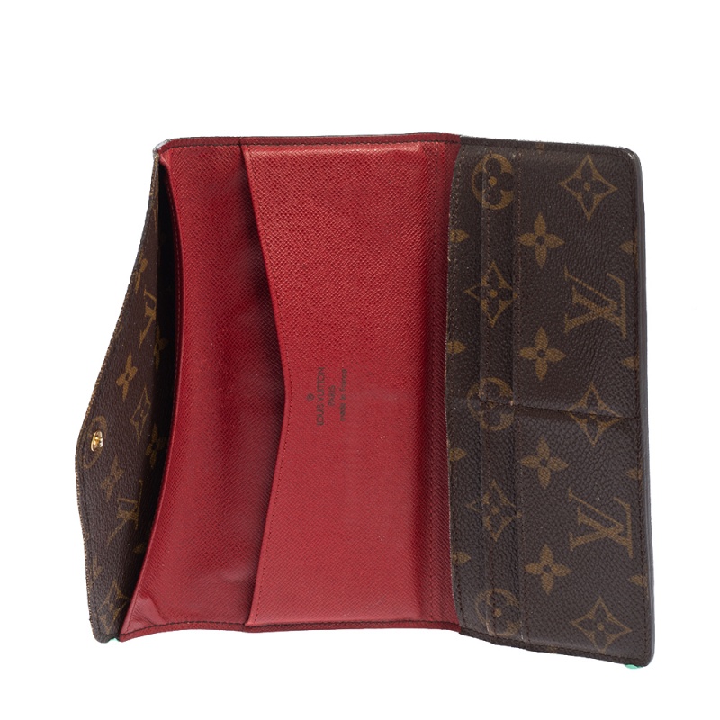 

Louis Vuitton Monogram Canvas Josephine Wallet, Brown