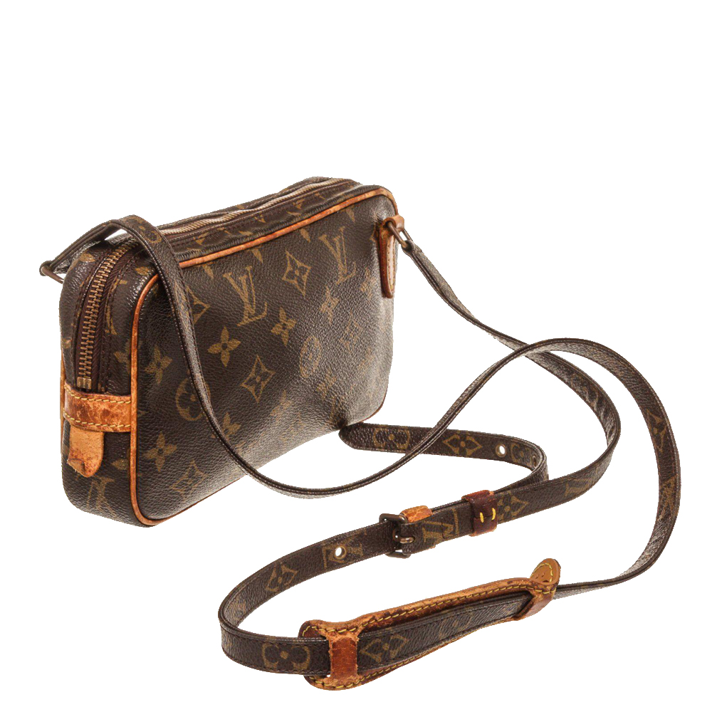 

Louis Vuitton Monogram Canvas Marly Bandouliere Crossbody Bag, Brown