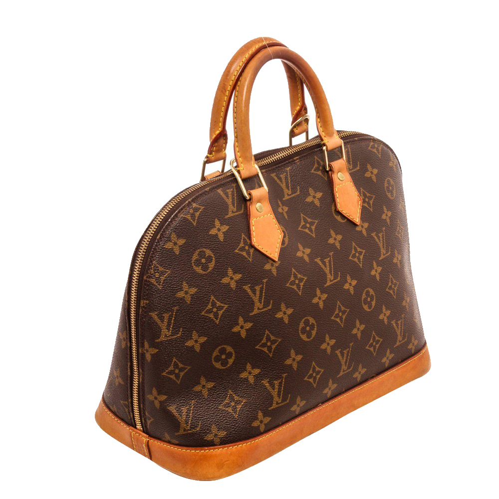 

Louis Vuitton Monogram Canvas Alma MM Bag, Brown