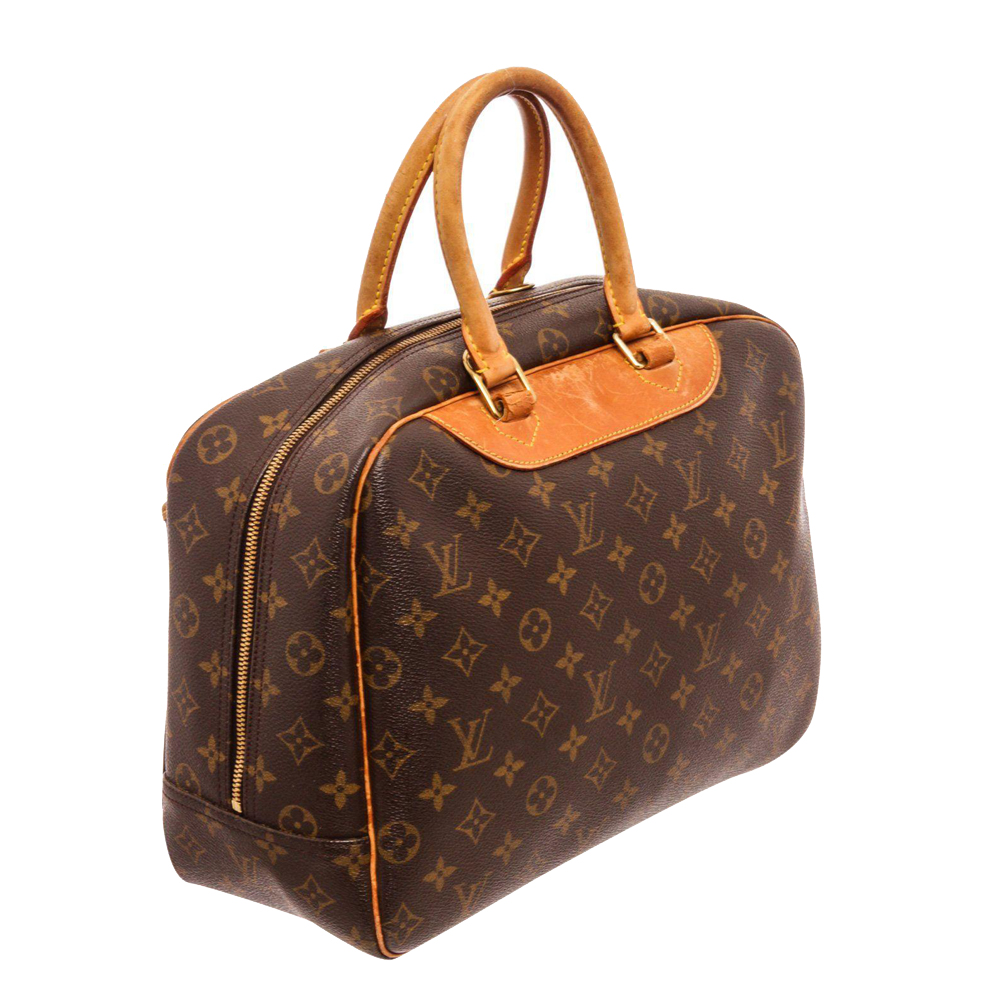 

Louis Vuitton Brown Monogram Canvas Deauville Bag