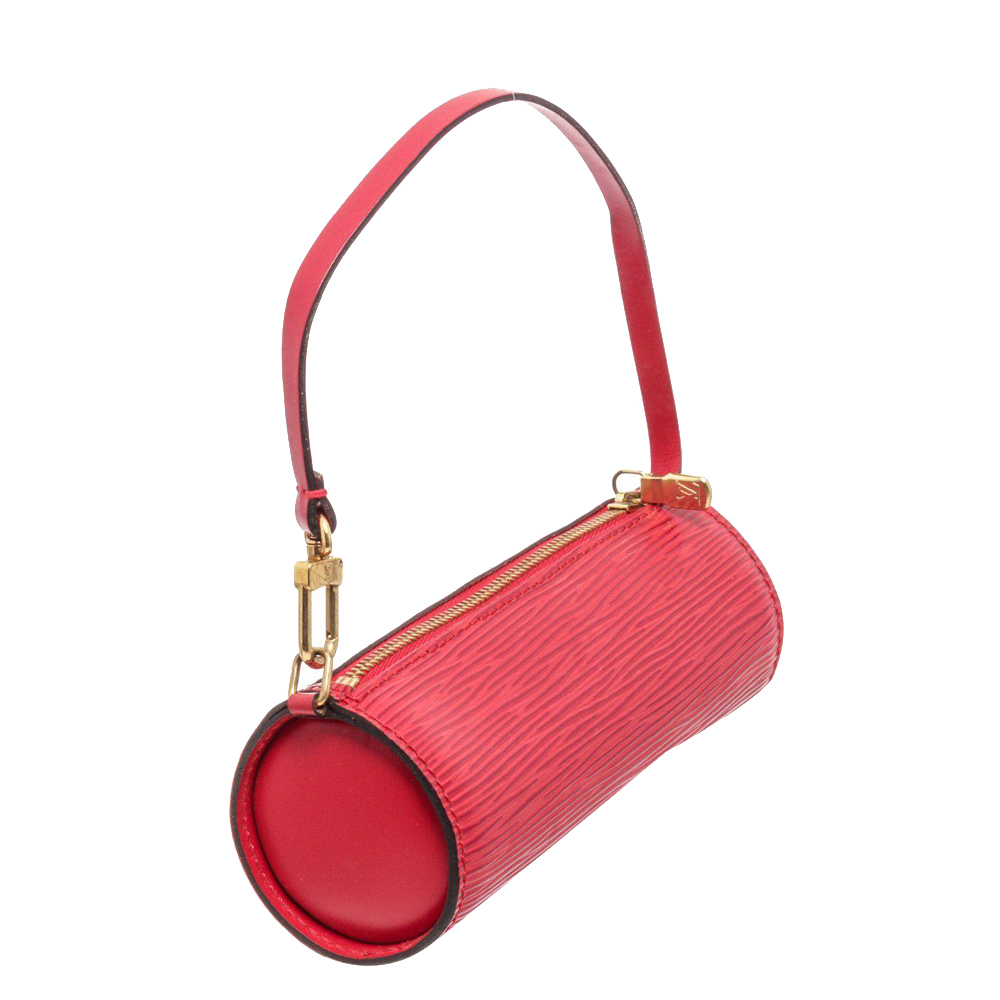 

Louis Vuitton Red Epi Leather Papillon Bag