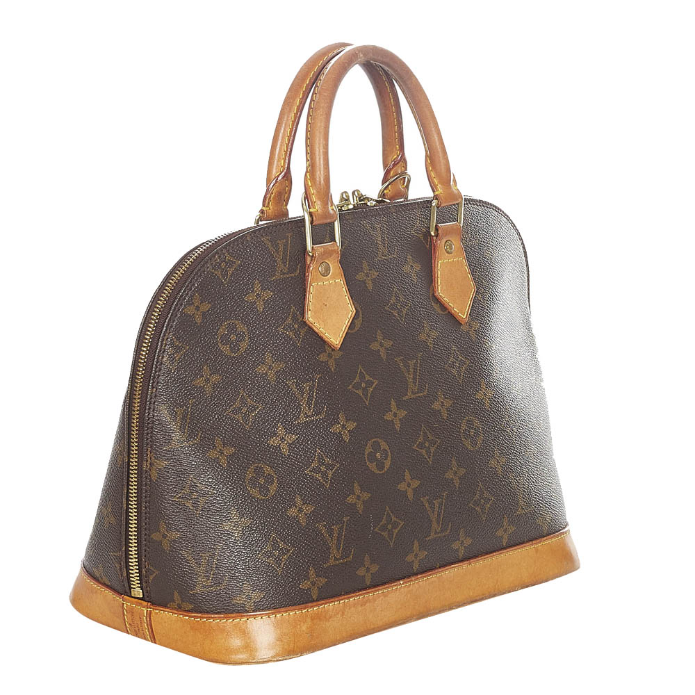 

Louis Vuitton Monogram Canvas Alma PM Bag, Brown
