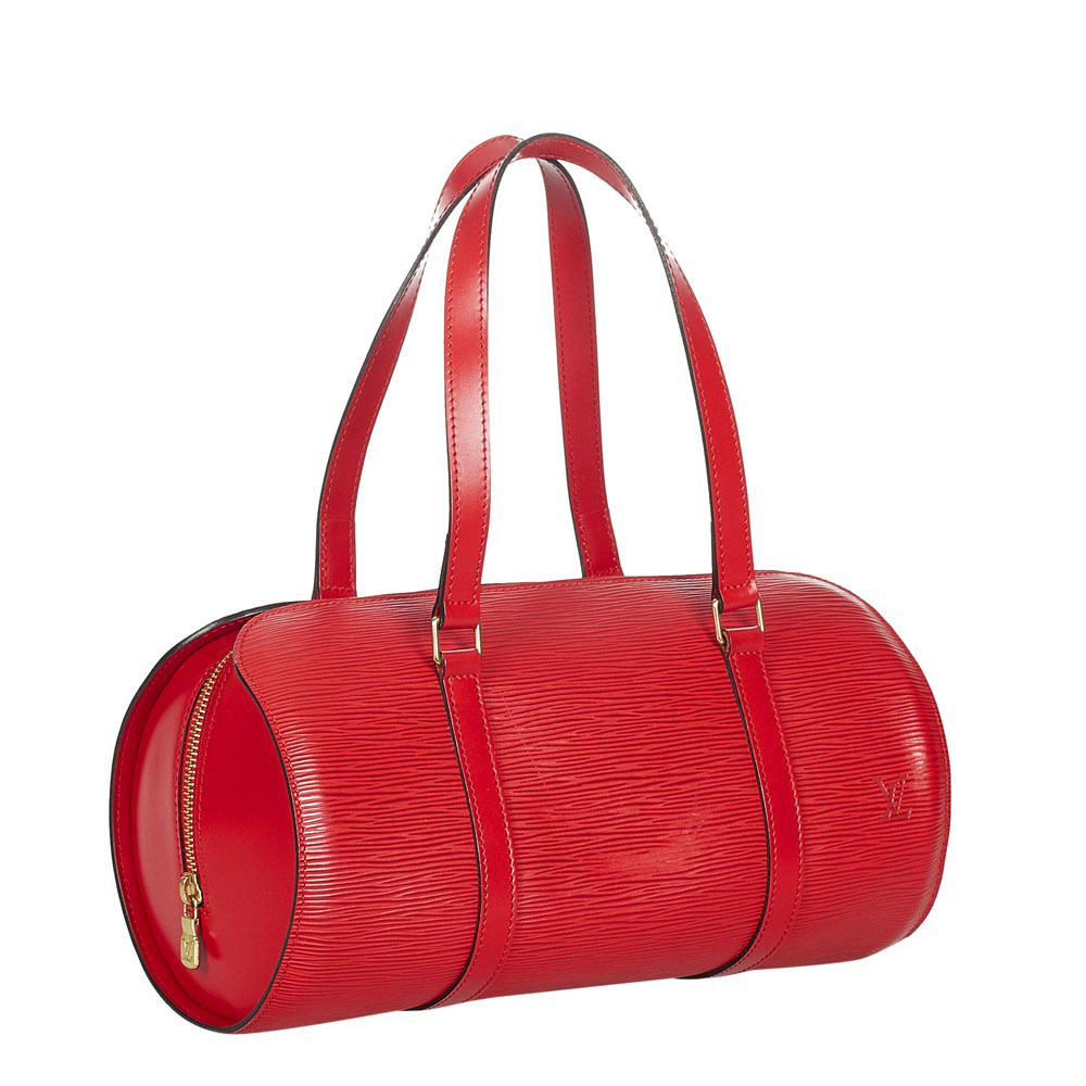 

Louis Vuitton Red Epi Leather Soufflot Bag