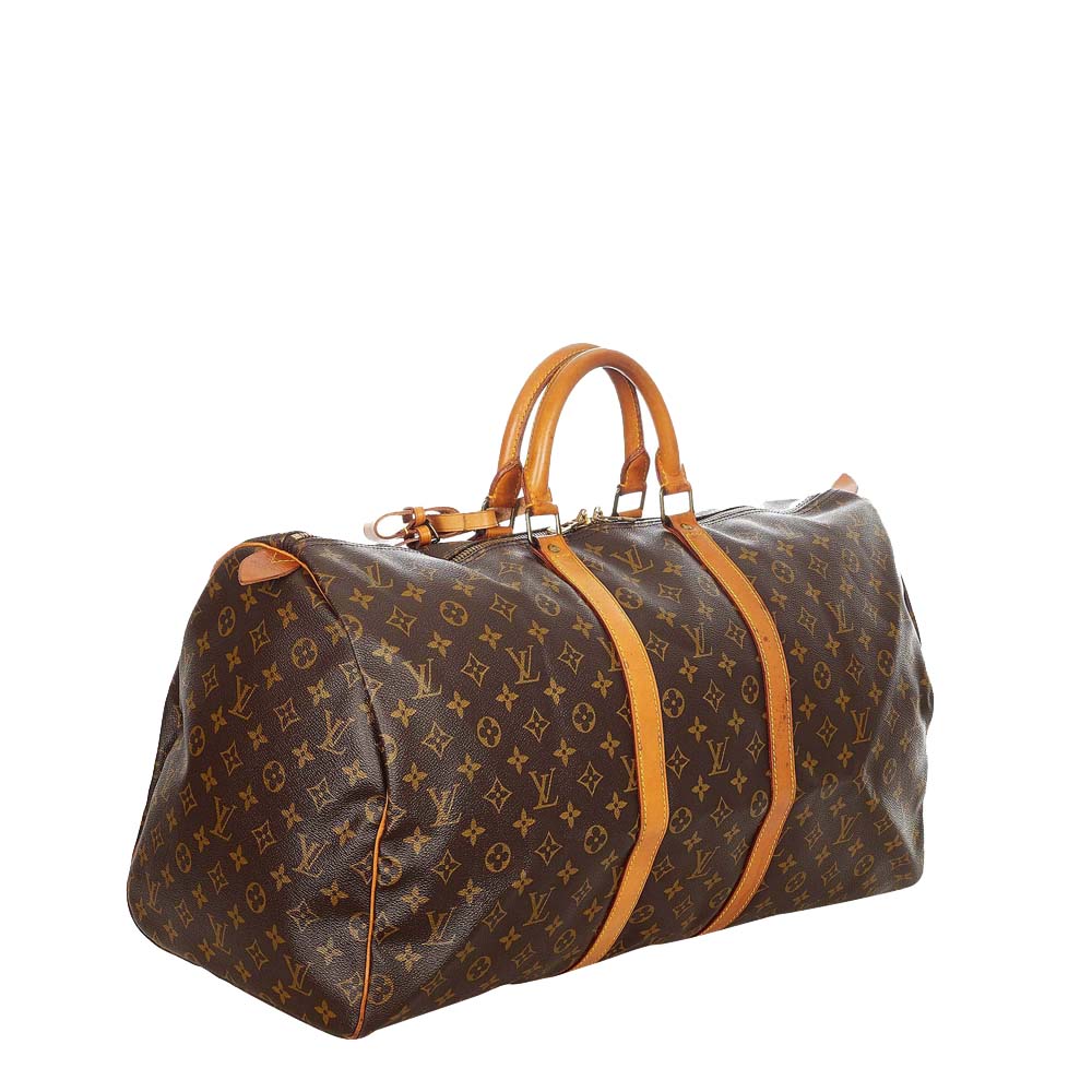 

Louis Vuitton Monogram Canvas Keepall 55 Bag, Brown