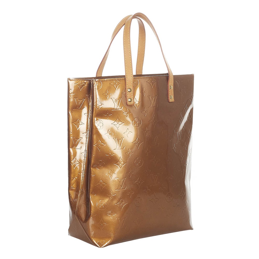 

Louis Vuitton Brown Monogram Vernis Reade MM Bag