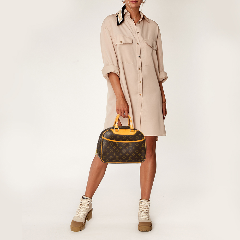 

Louis Vuitton Monogram Canvas Trouville Bag, Brown