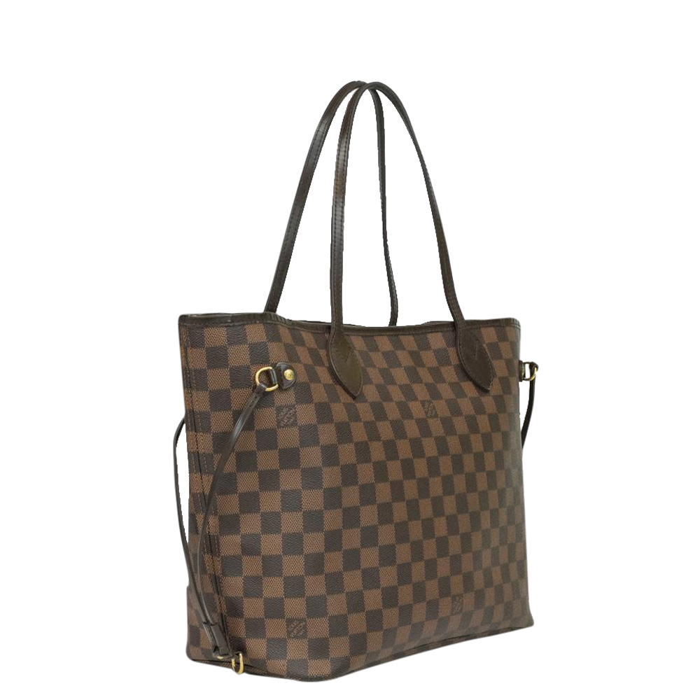 

Louis Vuitton Brown Damier Ebene Canvas Neverfull Tote Bag