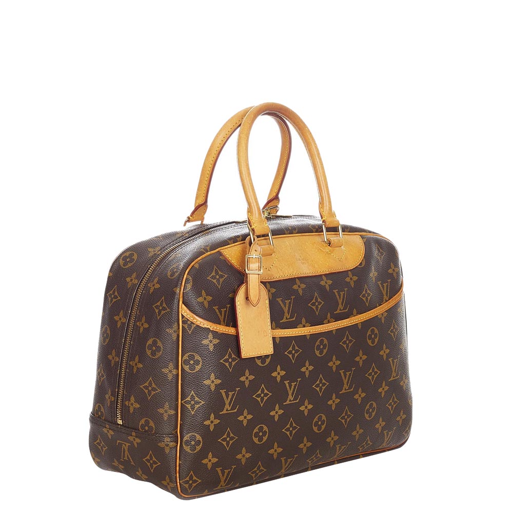 

Louis Vuitton Monogram Canvas Deauville Bag, Brown