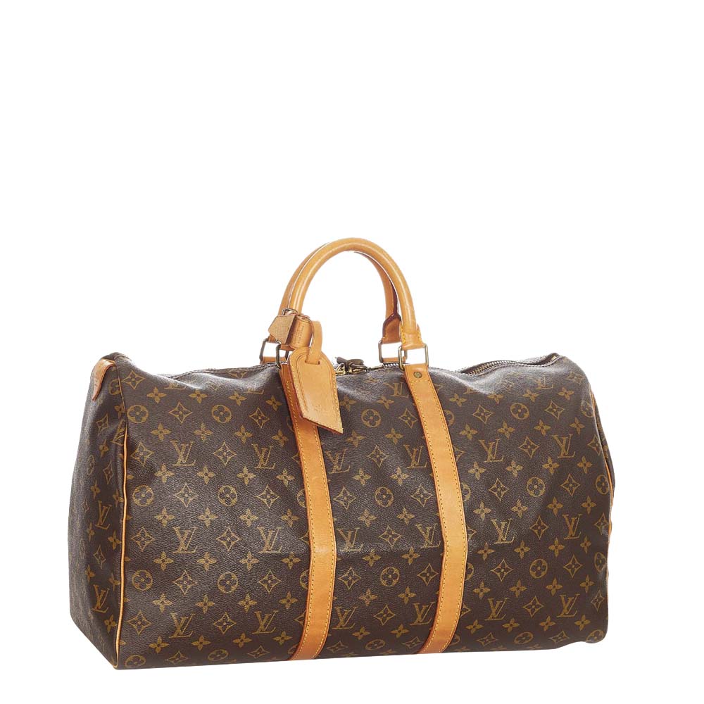 

Louis Vuitton Monogram Canvas Keepall 50 Bag, Brown