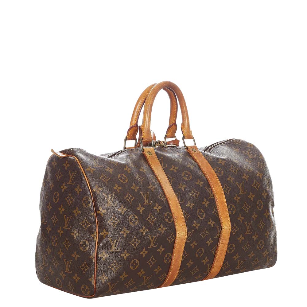 

Louis Vuitton Monogram Canvas Keepall 45 Bag, Brown