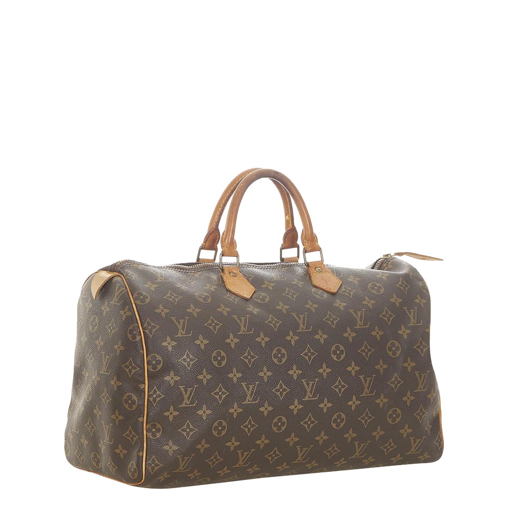 

Louis Vuitton Monogram Canvas Speedy 40 Bag, Brown
