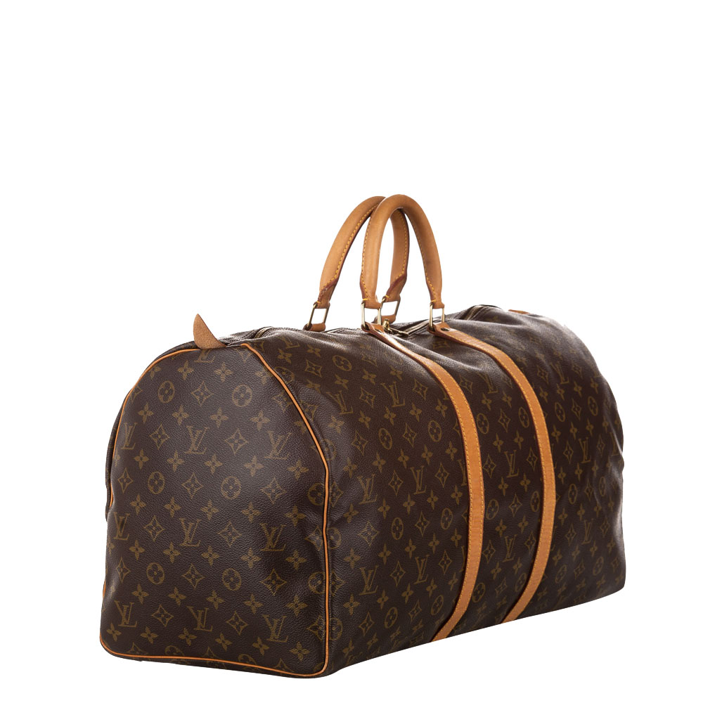 

Louis Vuitton Monogram Canvas Keepall 55 Bag, Brown