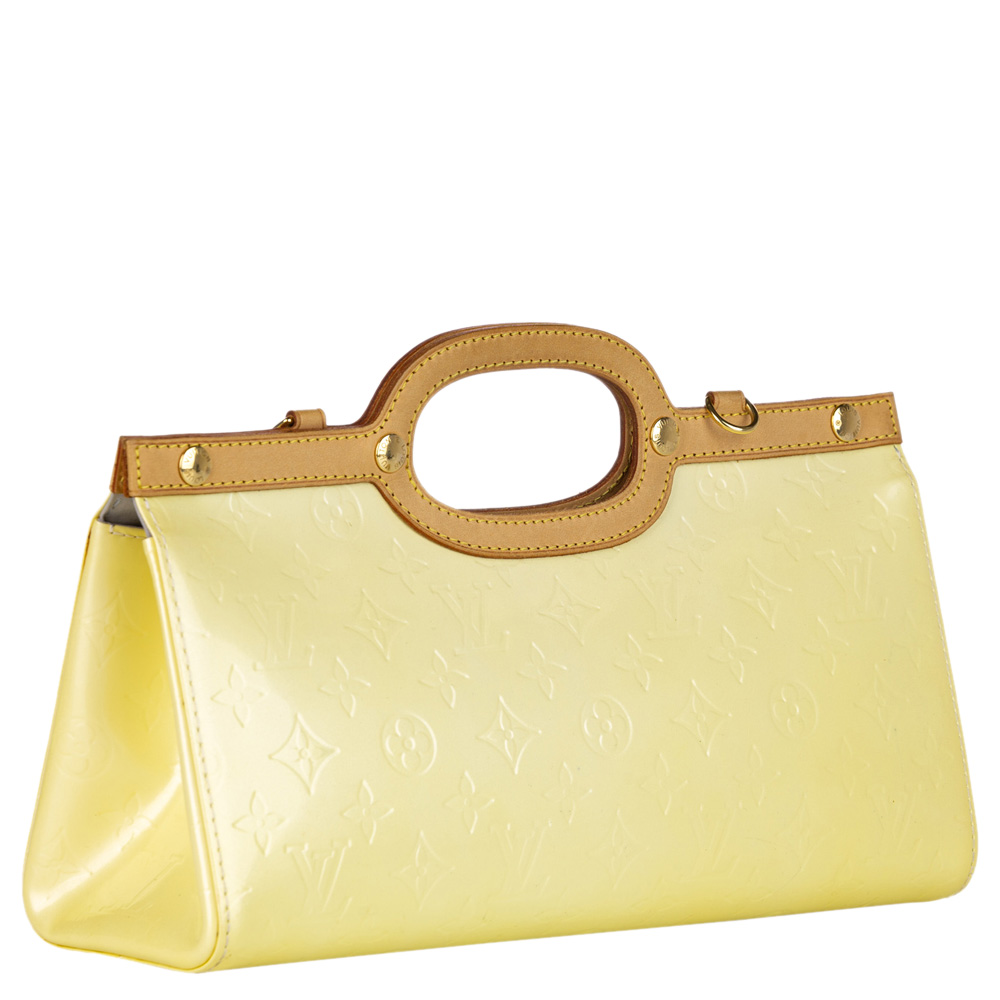 

Louis Vuitton Brown Vernis Leather Roxbury Drive Shoulder Bag, Beige