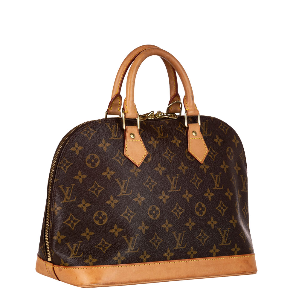 

Louis Vuitton Monogram Canvas Alma PM Bag, Brown