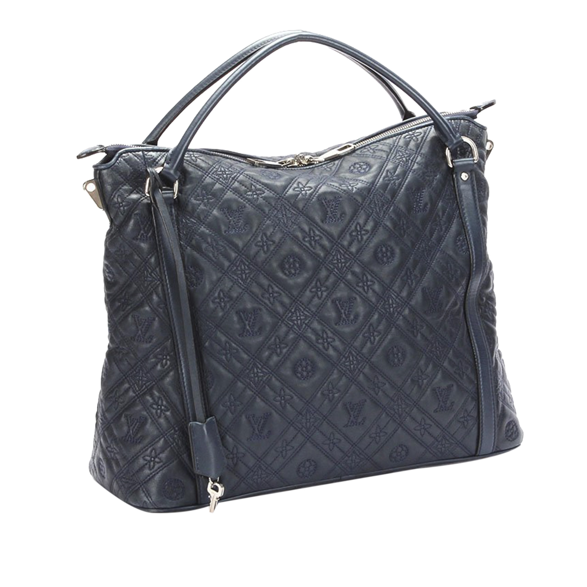 

Louis Vuitton Blue Leather Antheia Ixia MM Bag