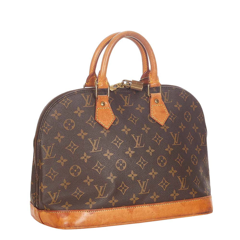 

Louis Vuitton Monogram Canvas Alma PM Bag, Brown