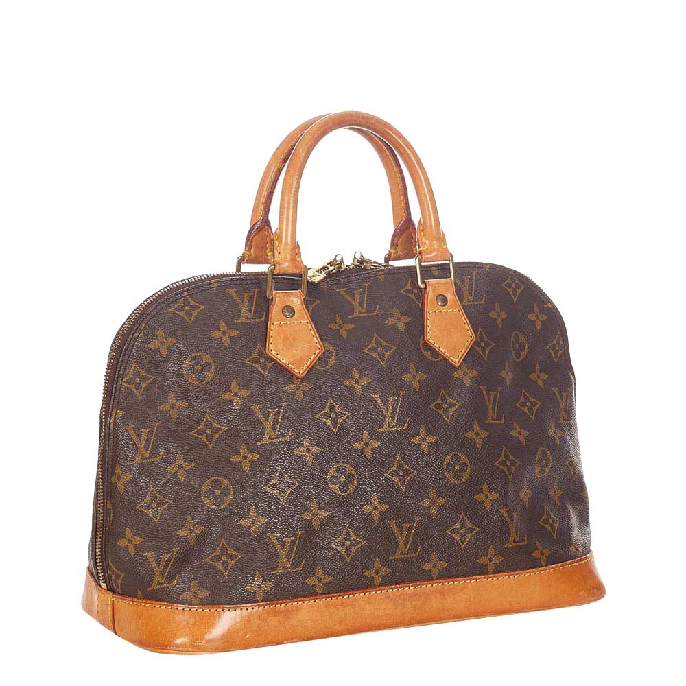 

Louis Vuitton Monogram Canvas Alma PM Bag, Brown