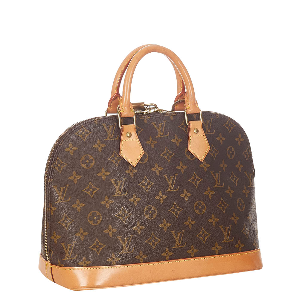 

Louis Vuitton Monogram Canvas Alma PM Bag, Brown