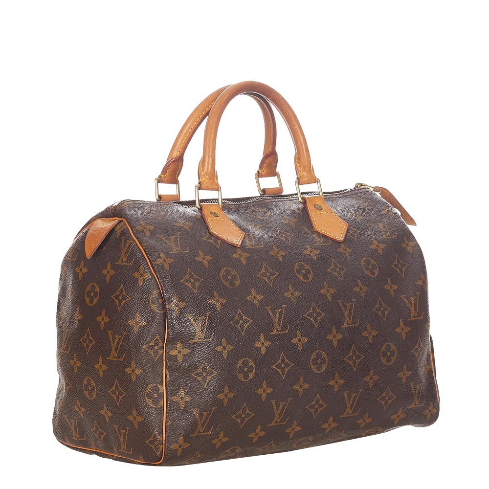 

Louis Vuitton Monogram Canvas Speedy 30 Bag, Brown