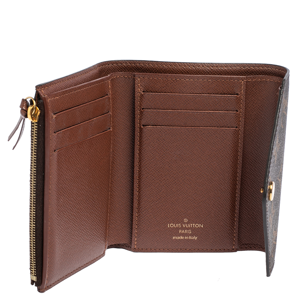 

Louis Vuitton Monogram Canvas Victorine Wallet, Brown