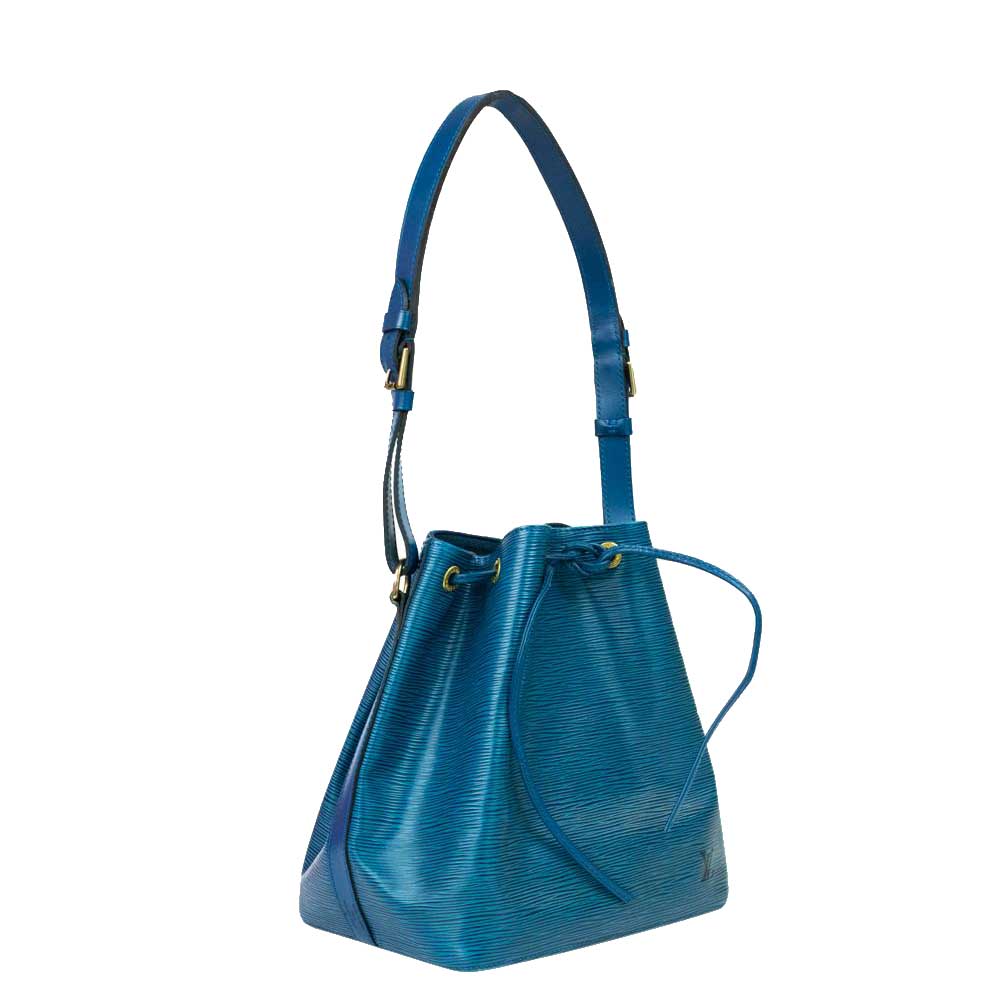 

Louis Vuitton Blue Epi Leather Petite Noe Bucket Bag