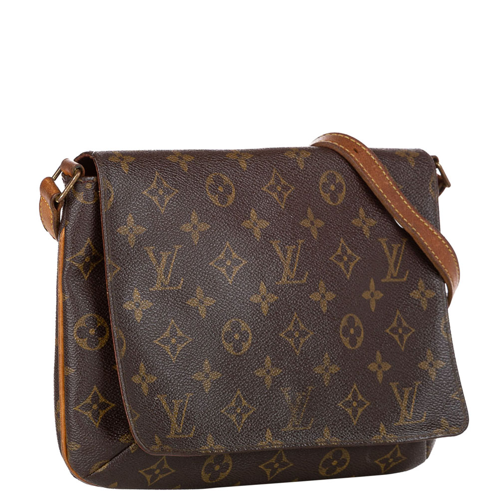 

Louis Vuitton Monogram Canvas Musette Tango Short Strap Bag, Brown