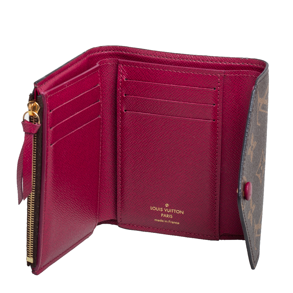 

Louis Vuitton Monogram Canvas Victorine Wallet, Brown