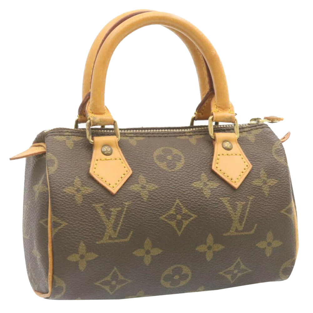 

Louis Vuitton Monogram Canvas Speedy Mini Bag, Brown